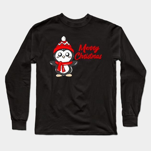 Christmas Long Sleeve T-Shirt by LennartDesigns